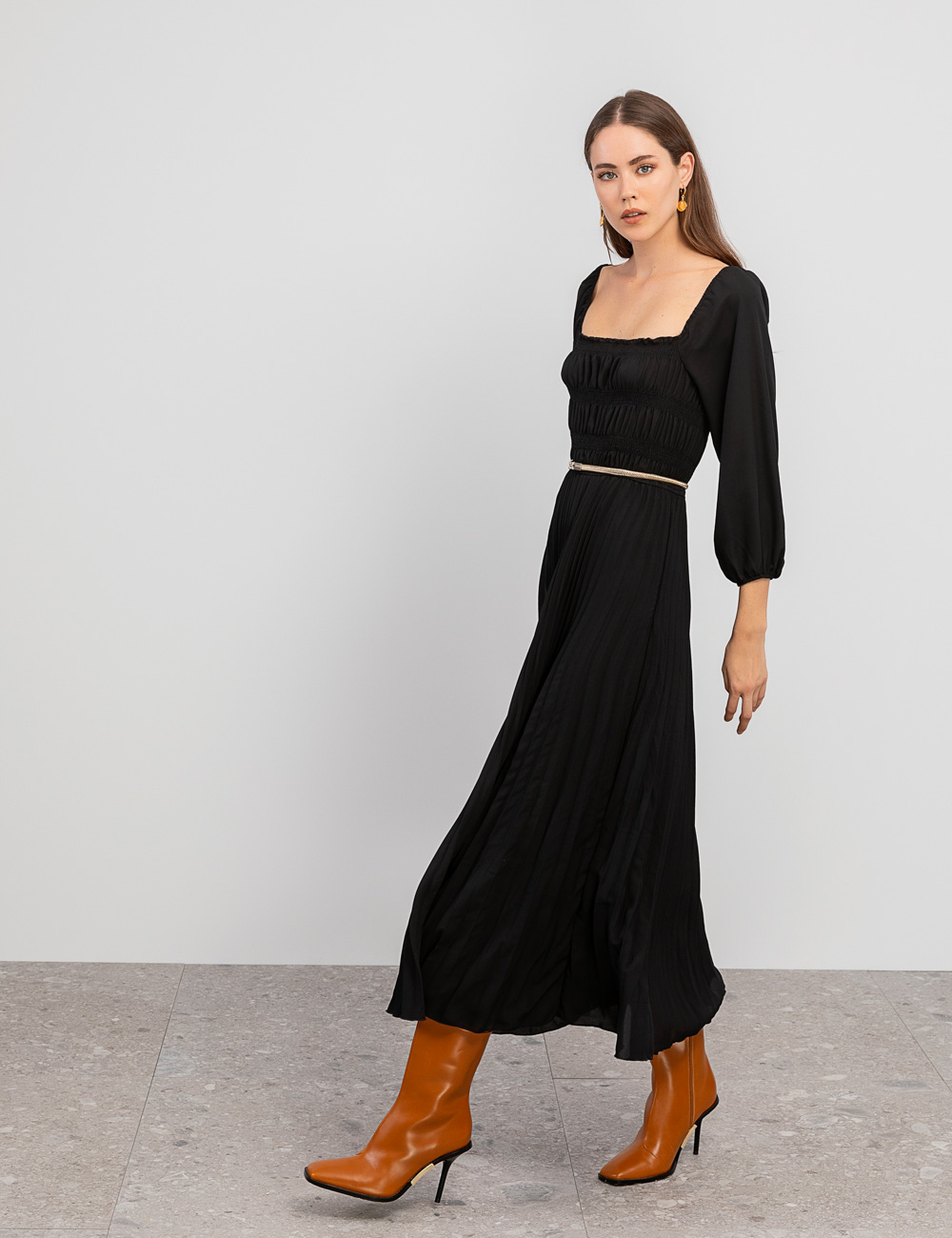 Long Pleated Dress Mindyourstyle Gr