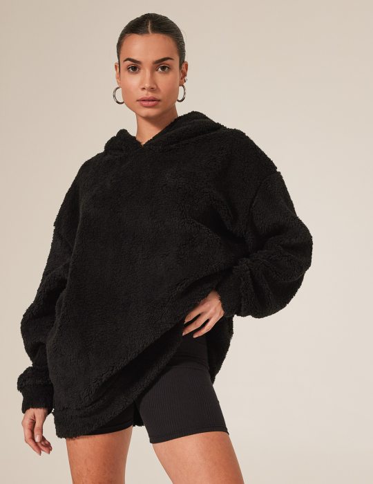 Γυναικεία μπλούζα πρόβατο με κουκούλα oversized