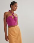 Γυναικείο casual crop τοπ πολυμορφικό με δέσιμο ελαστικό