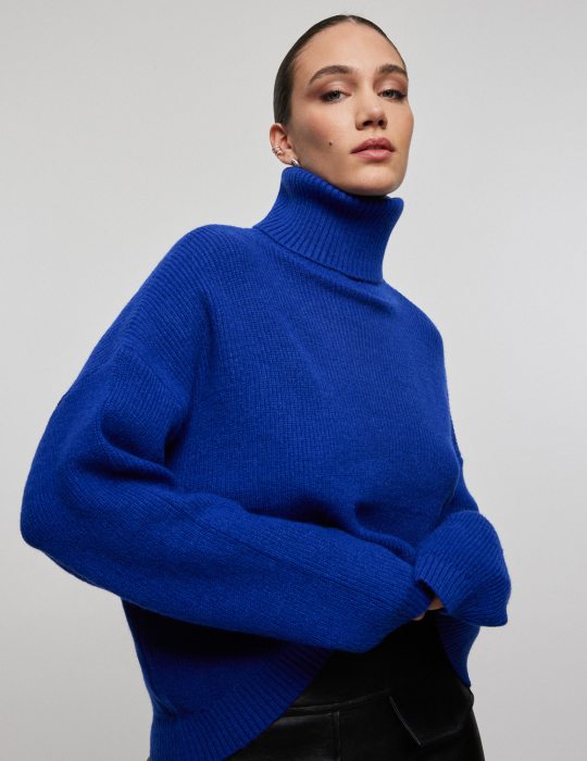 Γυναικείο πλεκτό πουλόβερ oversized