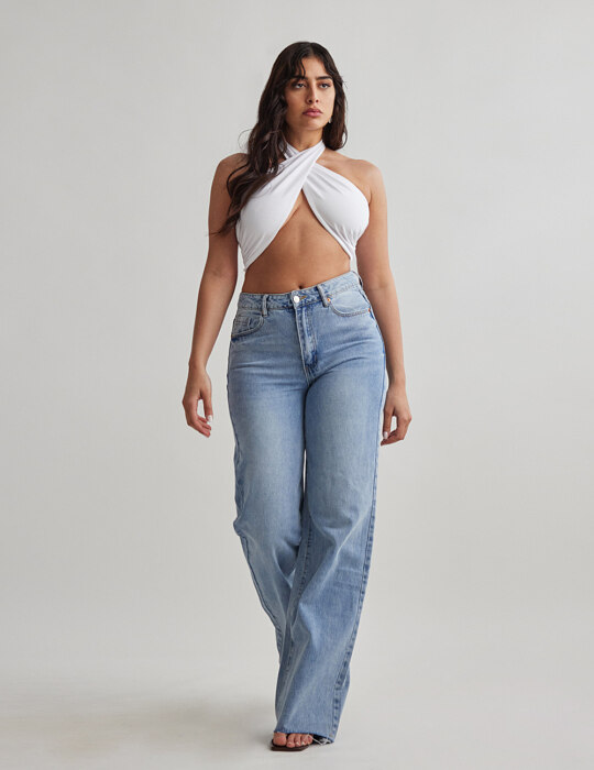 Τζιν wide leg