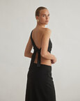 One-shoulder μπλούζα με δέσιμο στην πλάτη