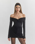 Off-shoulder κορμάκι με ανεστραμμένο ντεκολτέ