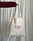 Υφασμάτινη tote bag με κέντημα