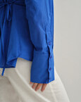 Basic oversized πουκάμισο με αποσπώμενη ζώνη