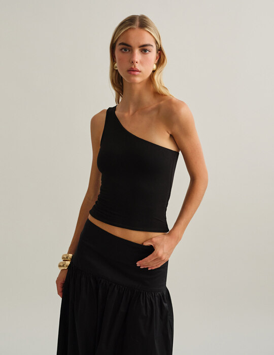 Γυναικεία one-shoulder μπλούζα bamboo