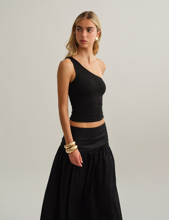 Γυναικεία one-shoulder μπλούζα bamboo