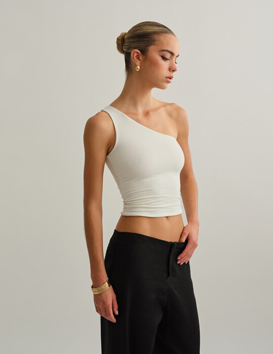 Γυναικεία one-shoulder μπλούζα bamboo