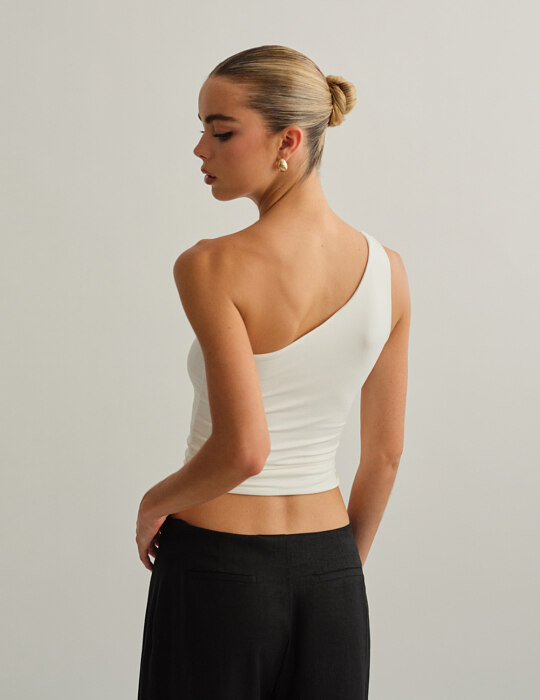 Γυναικεία one-shoulder μπλούζα bamboo