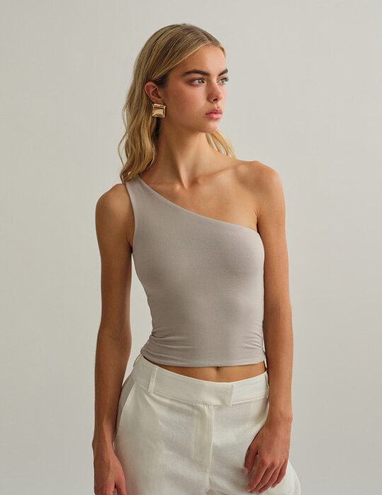 Γυναικεία one-shoulder μπλούζα bamboo