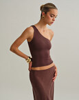 Γυναικεία one-shoulder μπλούζα bamboo