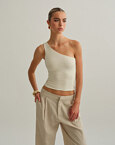 Γυναικεία one-shoulder μπλούζα bamboo