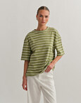 Oversized ριγέ t-shirt
