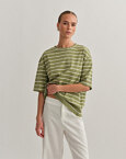 Oversized ριγέ t-shirt