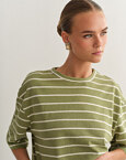 Oversized ριγέ t-shirt