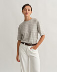 Oversized ριγέ t-shirt