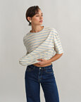 Oversized ριγέ t-shirt
