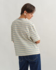 Oversized ριγέ t-shirt