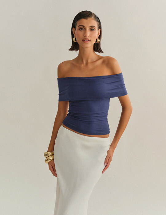 Off-shoulder μπλούζα bamboo