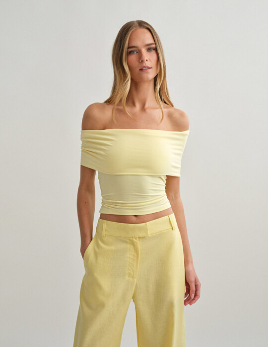 Off-shoulder μπλούζα bamboo