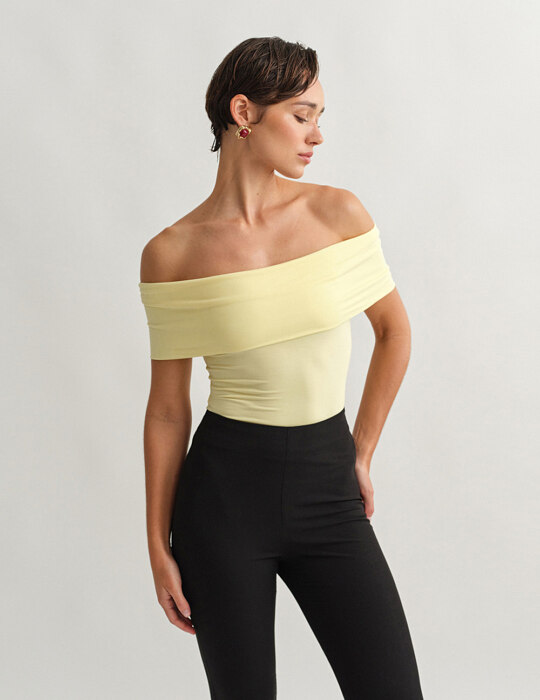 Off-shoulder μπλούζα bamboo