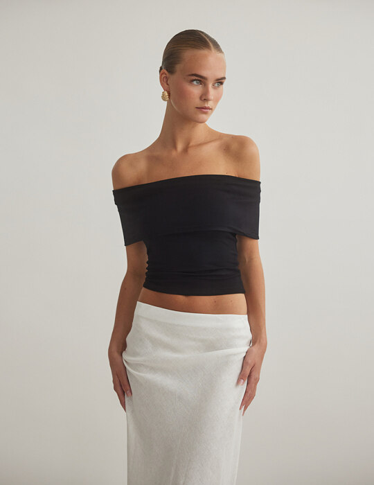 Off-shoulder μπλούζα bamboo