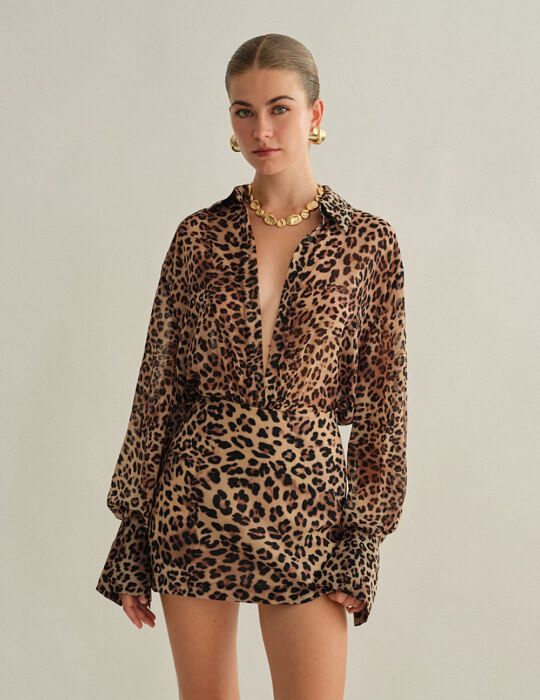 Παντελονόφουστα animal print