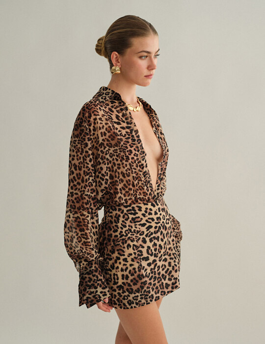 Παντελονόφουστα animal print
