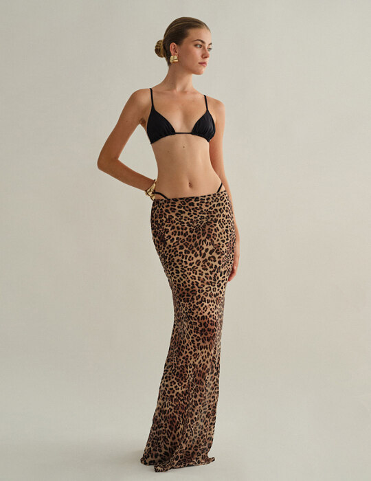 Μακριά φούστα animal print