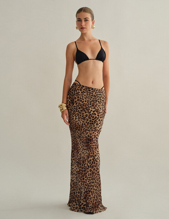 Μακριά φούστα animal print