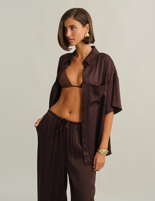 TODAYFUL satin short shirt 美品 Satin Short Shirts(FREE BLACK): TODAYFUL: WOMENS｜ STUDIOUS