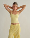 Halter τοπ με δέσιμο bamboo