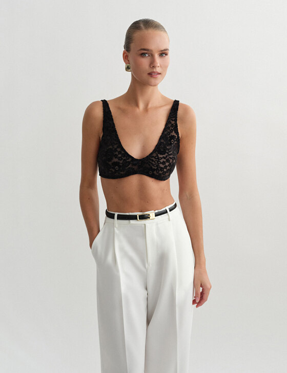 Bralette με δαντέλα