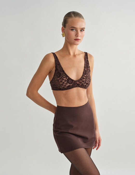 Bralette με δαντέλα